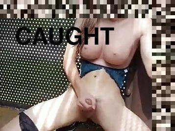 gros-nichons, masturbation, en-plein-air, public, maigre, amateur, gay, ejaculation, attrapée, exhibitionniste