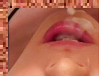 ?????????? / CLOSE UP HUGE CUMSHOT: Best Milking BLOWJOB in your All Cum in Mouth, Sloppy Sucking Dick