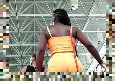 Ebony candid creepshot