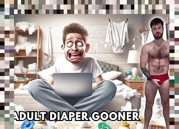 Gay adult diaper gooner
