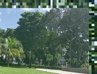 A Beautiful Day At The Park Met A Horny Sexy Ebony Slut Took Her To The Condo For Blowjob - Jhodez