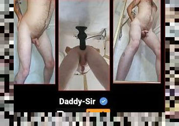 baden, dilettant, anal-sex, homosexuell, beule, fantasie, reiten, dildo, dusche, allein