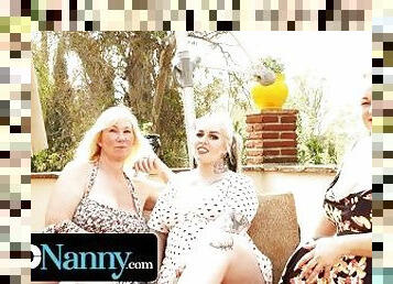 OLDNANNY Three lesbians have sex together on vacation