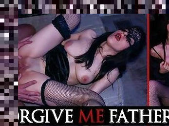 Forgive Me Father - Cheating Czech MILF turned on by danger blowjob and rough sex public pick up