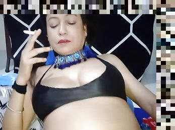 Indian Desi Bhabhi Handjob, And Drink Alcohol, Smoke Cigarette, Hot,pussy,nippal, Boobs