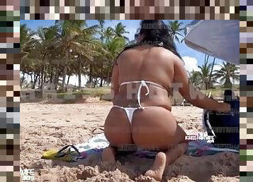 público, esposa, amador, anal, praia, brasil, puta-slut, pov, sozinho, biquini