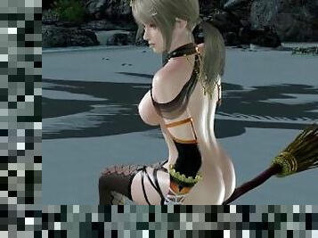 Dead or Alive Xtreme Venus Vacation Amy Arachne Mirage Halloween Outfit Nude Mod Fanservice Apprecia