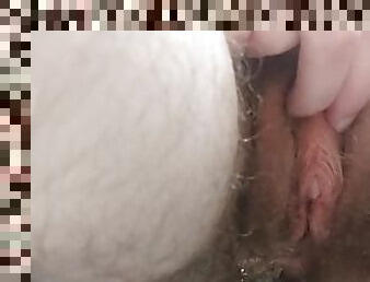 Trans guy pissing and masturbating