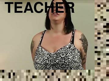 SChubby UK slut anally punished by her teachers big cock