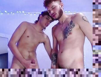 amador, chupanços, tiro-ao-alvo, gay, punheta, casal, webcam, gay-adolescente, áspero