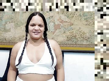 peluda, amador, latina, bbw, desobediente, rabo, sozinho