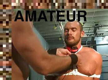 amateur, gay, bdsm, bout-a-bout, fétiche, bondage, musclé, salle-de-gym