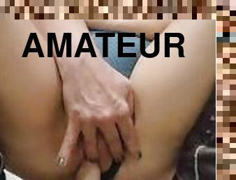 perä, masturbaatio, orgasmi, ruikkiminen, amatööri, lelu, ratsastus, dildo, soolo, lehmityttö