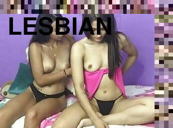 gros-nichons, lesbienne, jouet, doigtage, petite-amie, kinky, seins, bout-a-bout, petite, dure