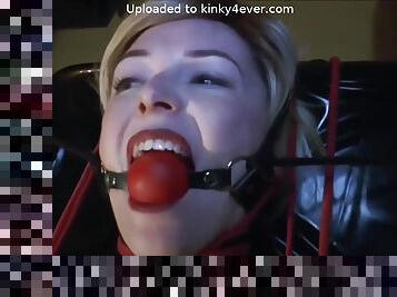 Big Ballgag Red And Black Latex