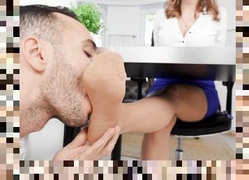 Busty MILF shares unique perversions with one of the guys from the office